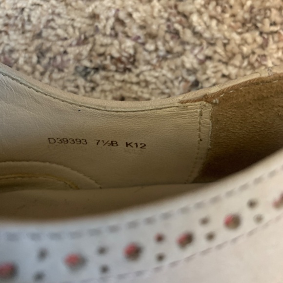 Cole Haan Beige and Red Women's Loafers - Picture 7 of 7